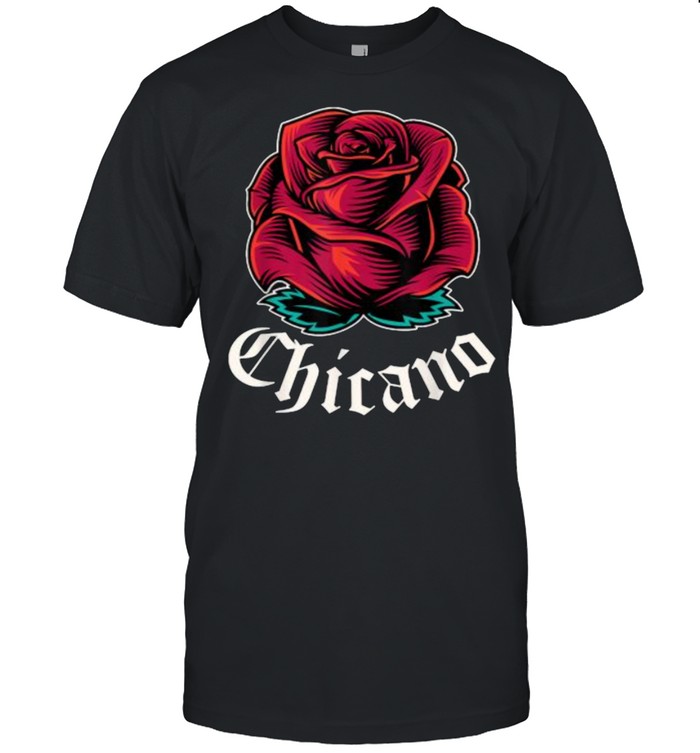 Mexican Pride Apparel Rose Latino Culture Power Chicano T-Shirt