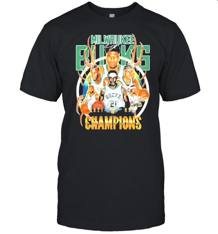 Milwaukee Bucks Champions 2021 Signature Shirt