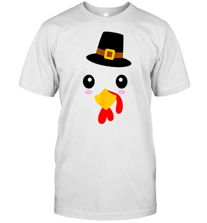 Turkey Face Thanksgiving Fall Joke Humor shirt Classic Men's T-shirt