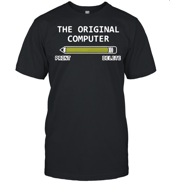 The Original Computer Print Delete T-shirt Classic Men's T-shirt