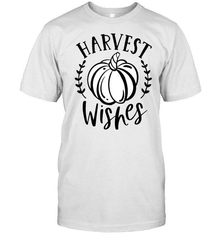 Harvest wishes pumpkin Halloween shirt
