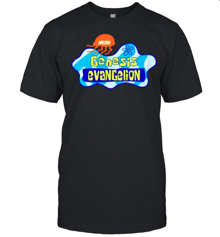Neon Genesis Evangelion X Spongebob shirt
