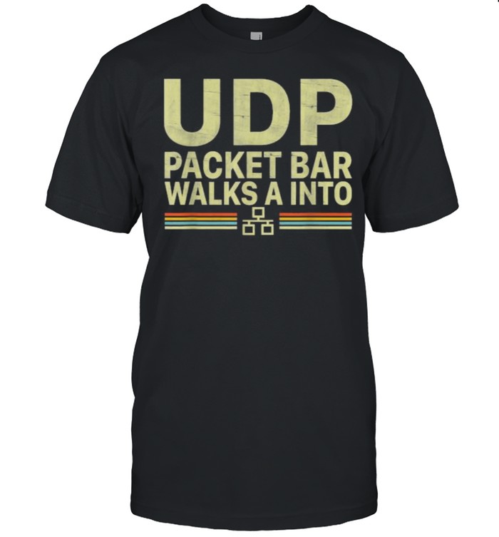UDP Packet Bar Walks A Into Vintage T-Shirt
