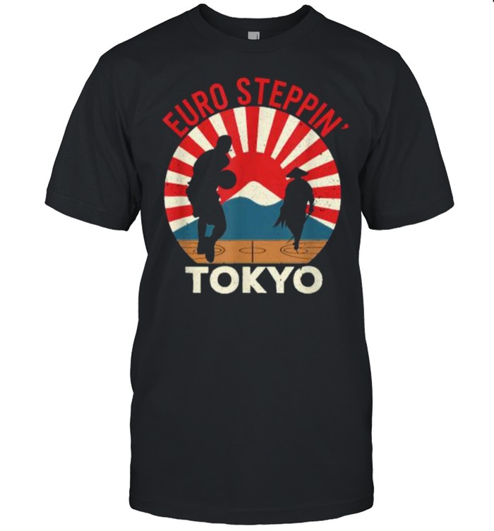 Euro Steppin’ Tokyo Basketball Mt. Fuji Samurai Duel T-Shirt