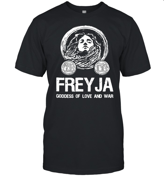 Freya Viking Goddess Asatru Medieval Norse Mythology Pagan Langarm T-shirt