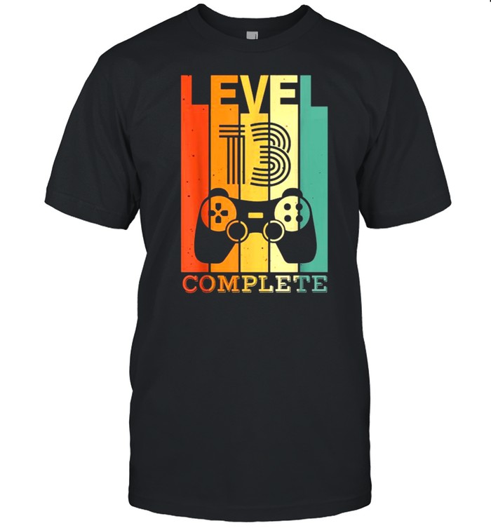 Level 13 Complete I 13th Birthday Gamer Vintage T-Shirt