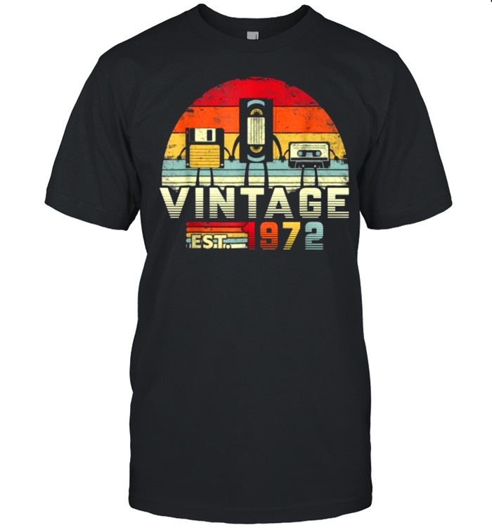 Vintage est 1972 Music Tech T-Shirt