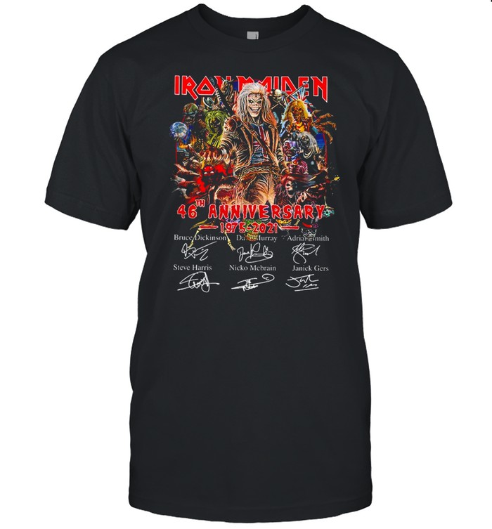 Iron Maiden 46Th Anniversary 1975 2021 Shirt
