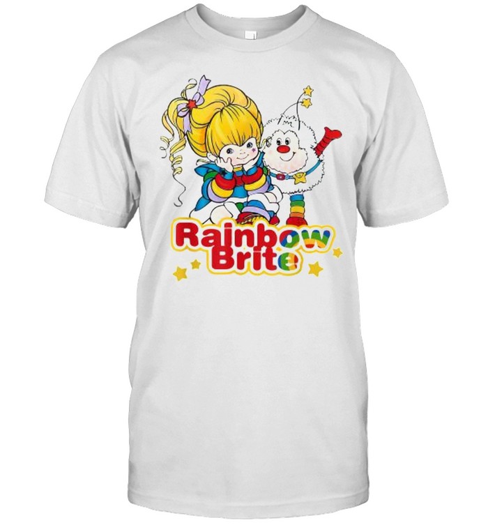 Vintage Rainbows Art Brite Cartoons Costume Anime Characters T-Shirt