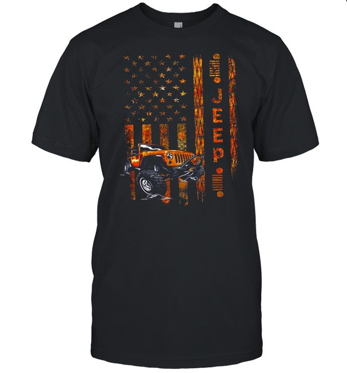 Jeep american flag halloween shirt