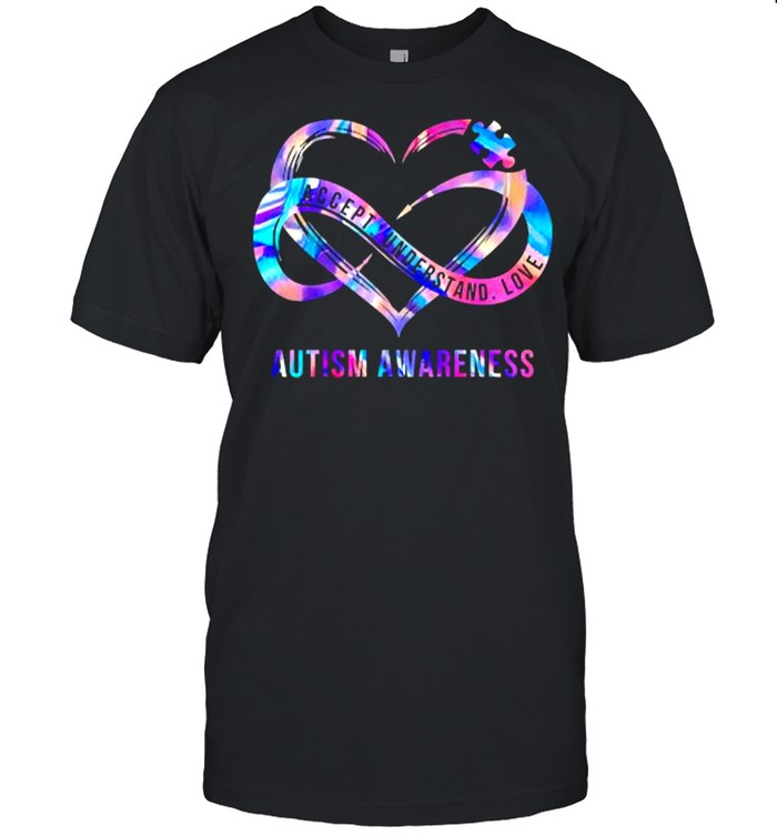 Accept understand love autism awareness hologram shirt