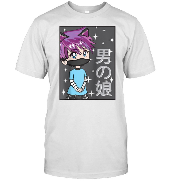Femboy Japanese Neko Anime Boy Chibi Kawaii Aesthetic shirt
