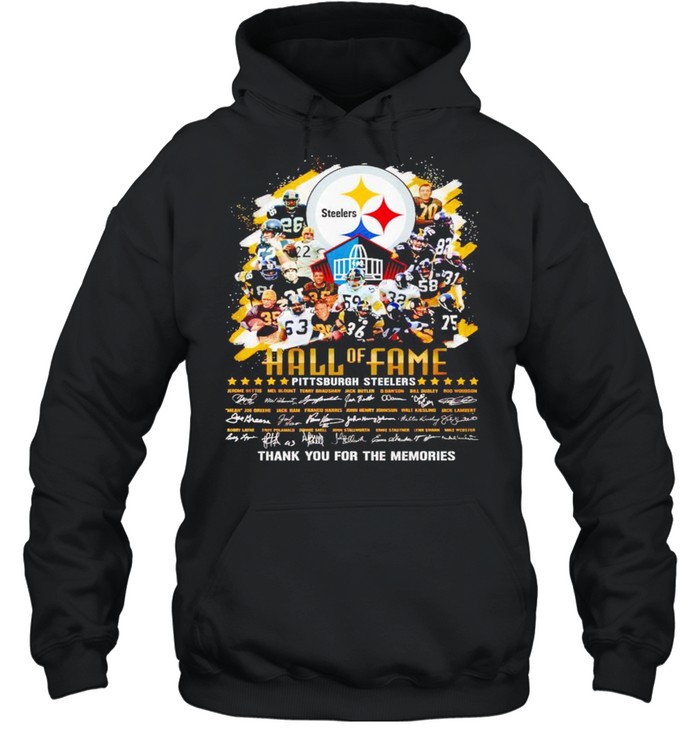 Hall of fame Pittsburgh Steelers thank you for the memories shirt Unisex Hoodie