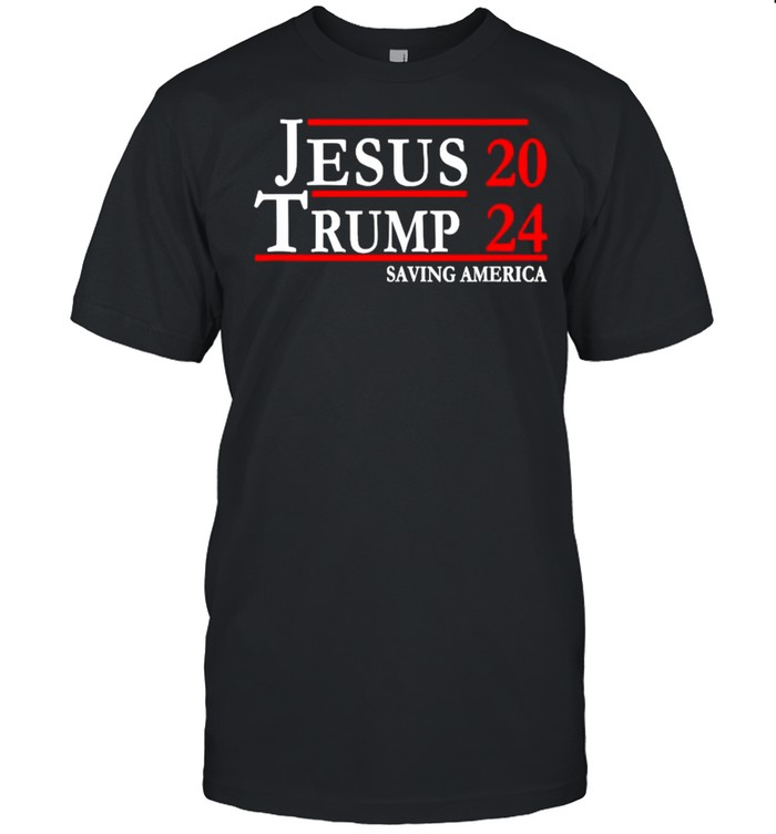 Jesus Trump 2024 Saving America T- Classic Men's T-shirt
