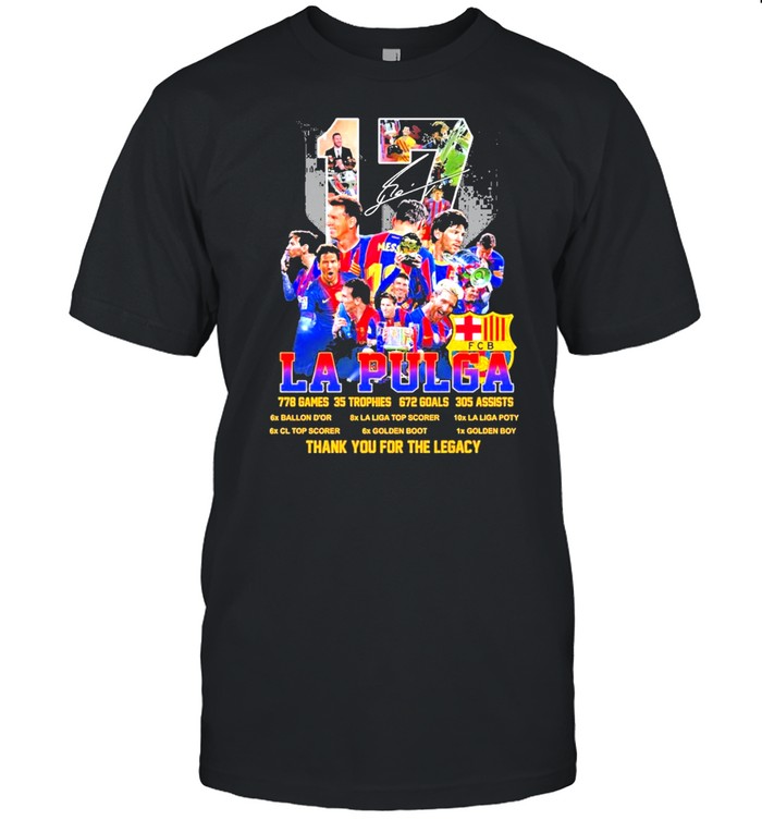 17 La Pulga 228 Games 35 Trophes 672 Goals 305 Assists Thank You For The Memories shirt Classic Men's T-shirt 17 La Pulga 228 Games 35 Trophes 672 Goals 305 Assists Thank You For The Memories shirt Classic Men's T-shirt