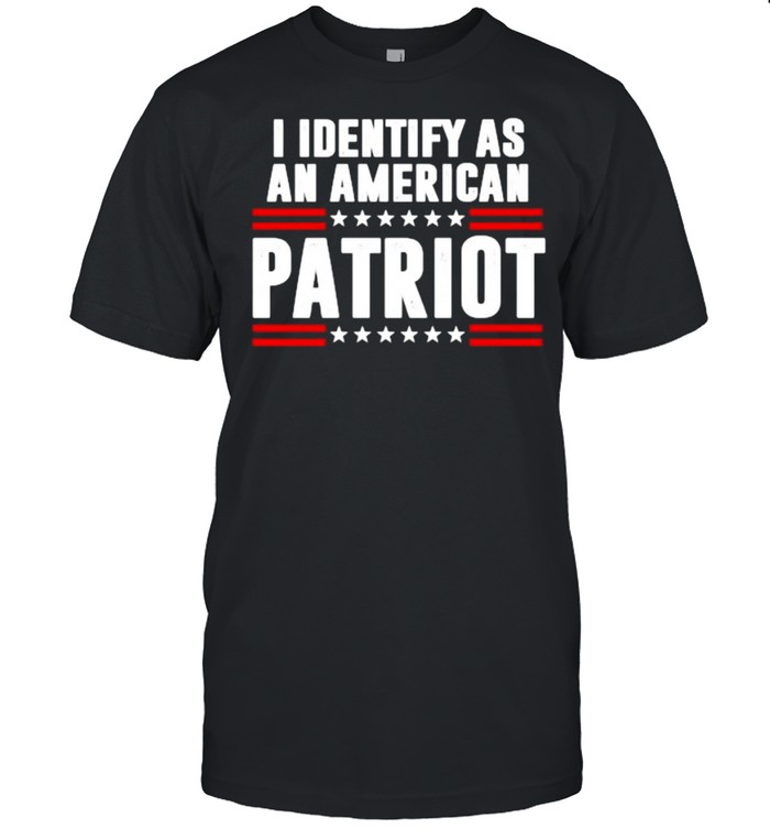 i Identify American Patriot Veteran USA Pride T-Shirt