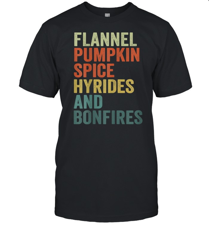 Flannel Pumpkin Spice Fall Saying Apparel Thanksgiving shirt