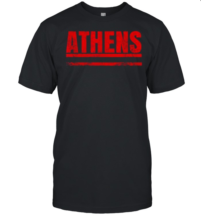 Athens Georgia Vintage Weathered Throwback T-Shirt