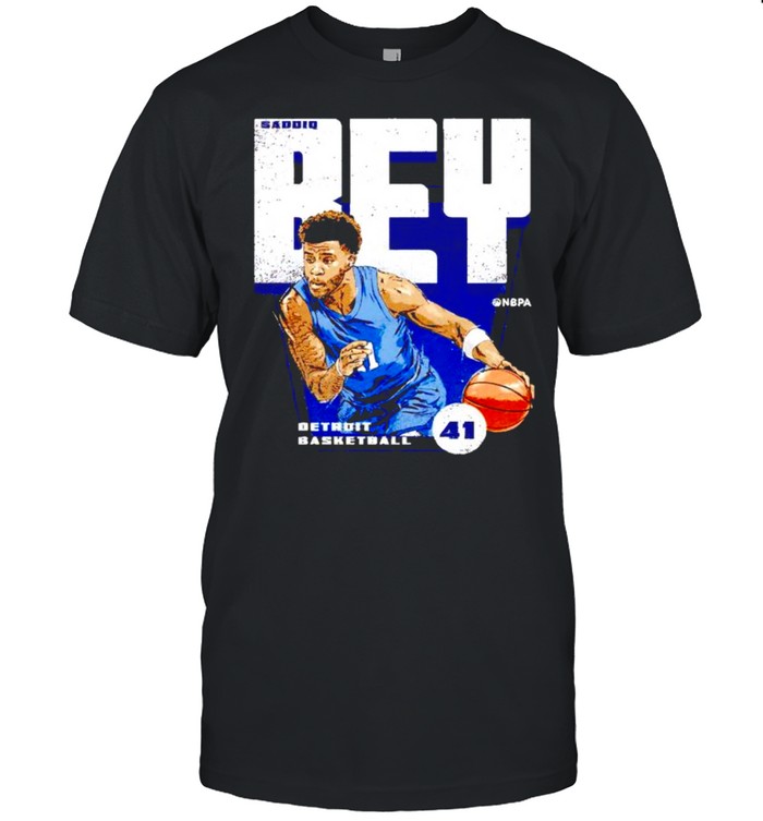 Detroit Basketball Saddiq Bey Premiere Shirt