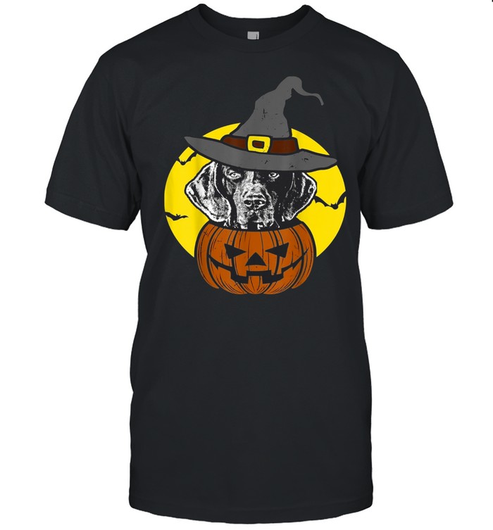 German Shorthaired Pointer Pumpkin Scary Halloween Shirt