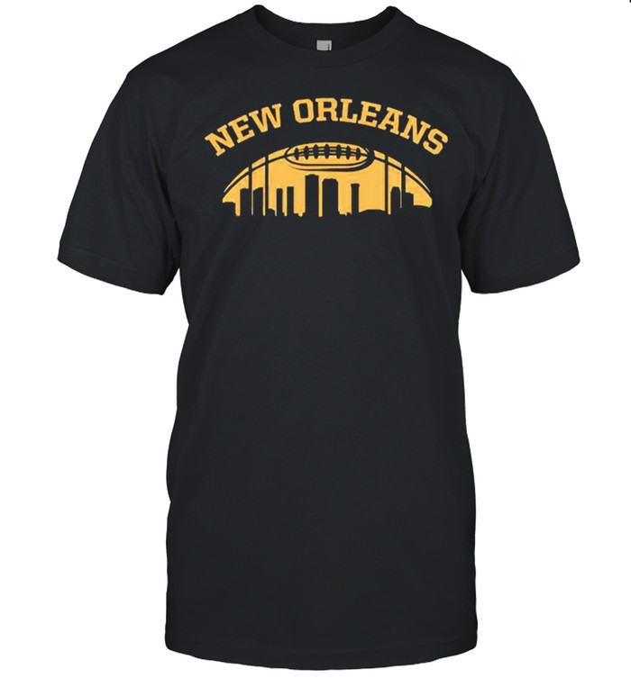 New Orleans Skyline Football t-shirt