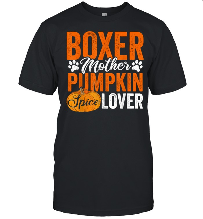Boxer Dog Halloween Pumpkin Apparel, Autumn Pet Shirt