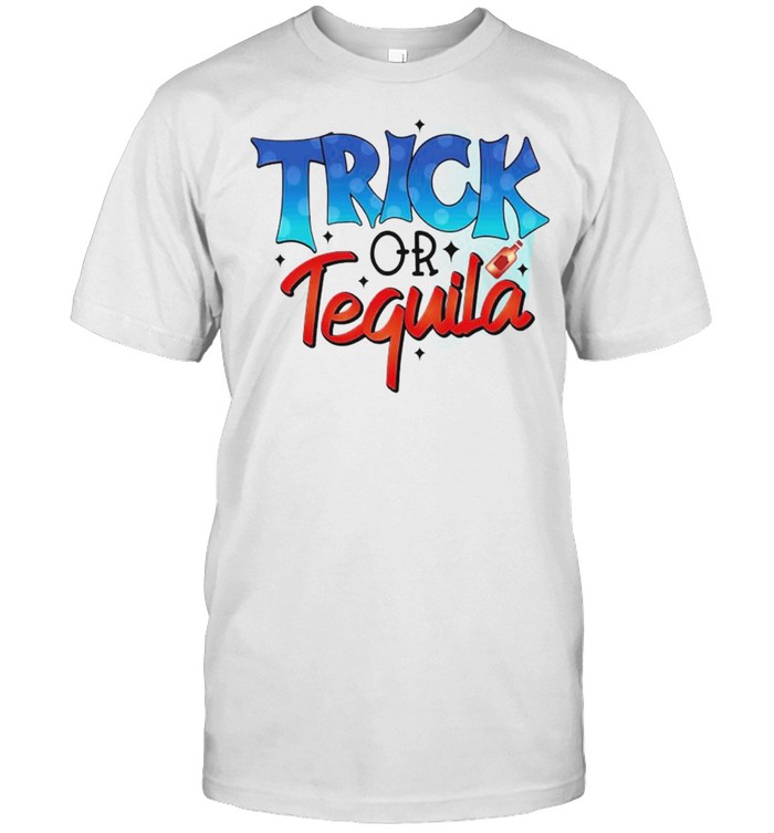 Halloween trick or tequila shirt Classic Men's T-shirt