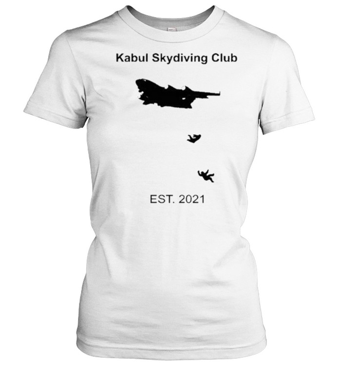 Kabul Skydiving Club Est 2021 Afghanistan Airport TShirt Trend Tee