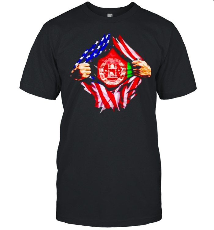 American Flag Free Afghanistan Shirt