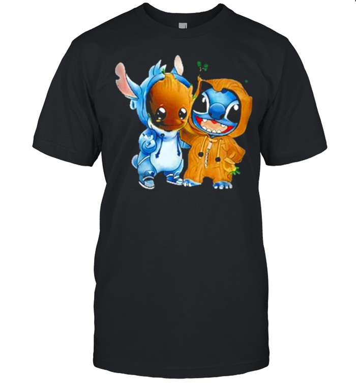 Baby Stitch And Baby Groot Friends Shirt