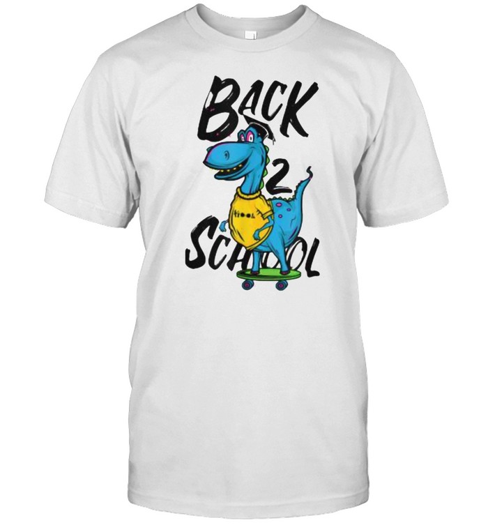 Back To School Skating Dinosaur T-Shirt