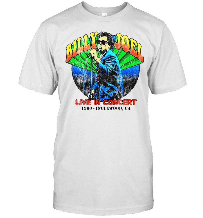 Billy Joel Live In Concert 1980 Inglewood Vintage T-Shirt