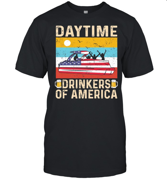 Boat Daytime Drinkers Of America Vintage Shirt