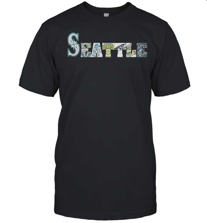 Seattle Mariners Thunderbirds Supersonics Seahawks Storm Seawolves Shirt
