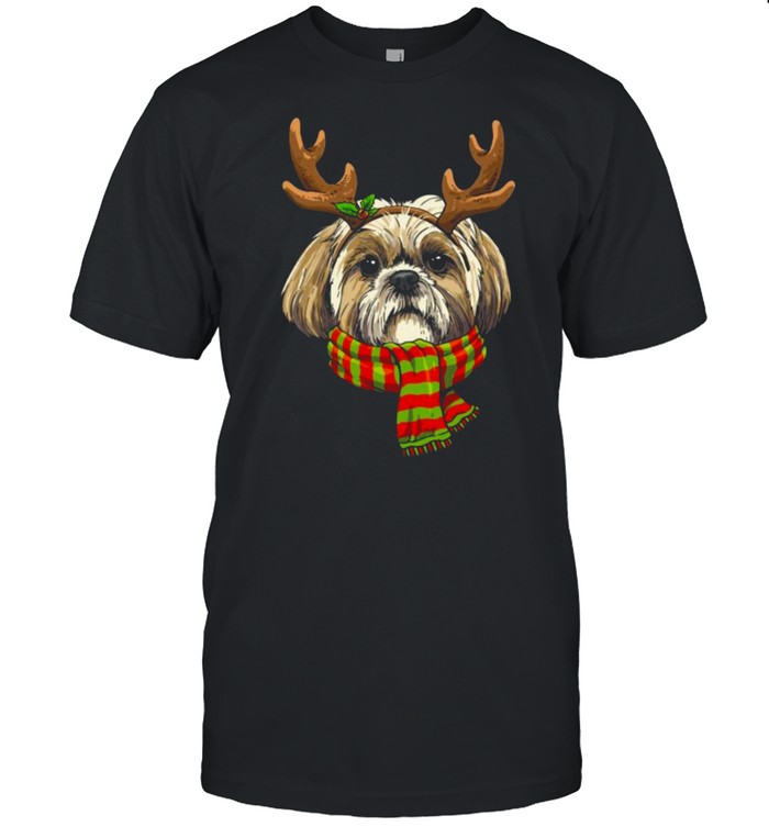 Shih Tzu Mom Dog Owners Lovers Animal Keepers Christmas T-Shirt