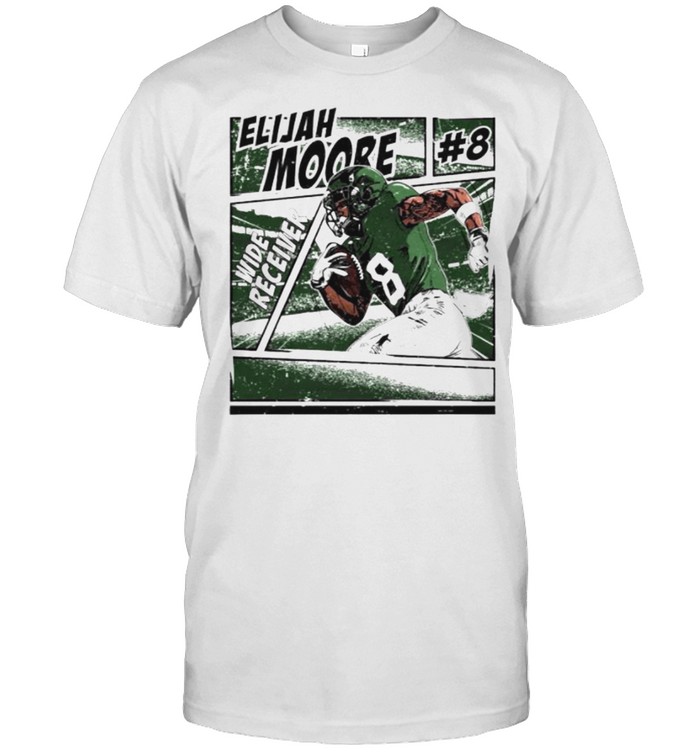 New York Jets Elijah Moore #8 wide receiver shirt