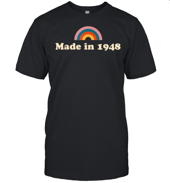 Retro 1948 73Rd Birthday For 73 Year Old Shirt