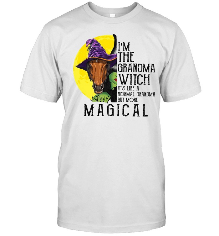 Horse Girl I’m The Grandma Witch It’s Like A Normal Grandma But More Magical T-Shirt