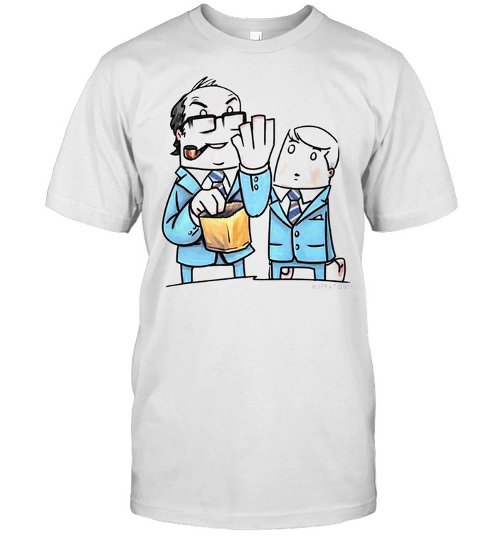 Morecambe And Wise Paper Bag Trick Happytoast Shirt