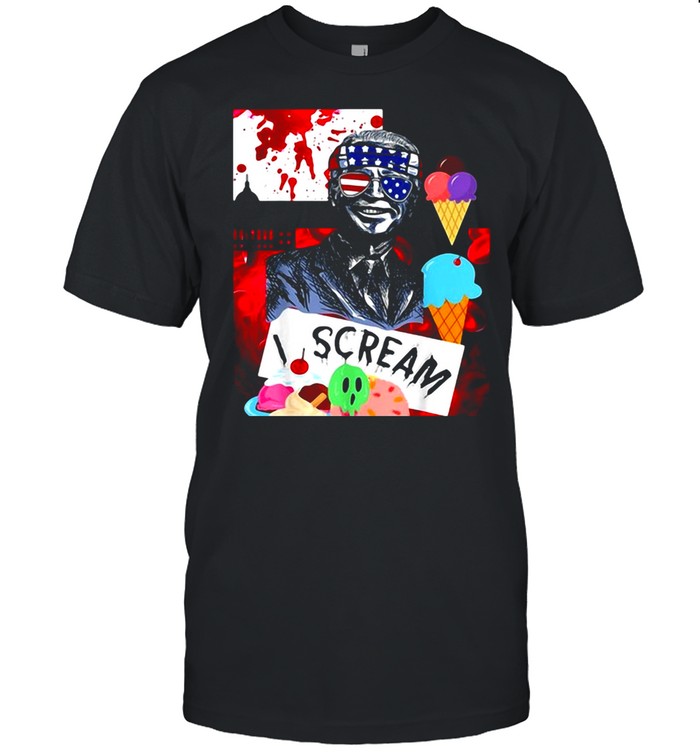 Biden Halloween We All Scream For Icecream T-Shirt