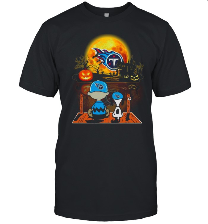 Snoopy and Charlie Brown Pumpkin Tennessee Titans Halloween Moon 2022  shirt, hoodie, sweater, long sleeve and tank top