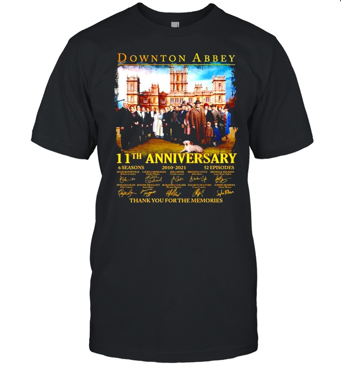 Downton Abbey 11th anniversary signatures t-shirt Classic Men's T-shirt