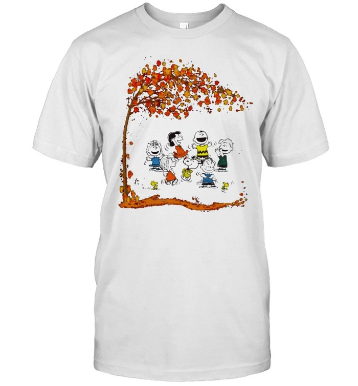 Peanuts characters happy Halloween shirt