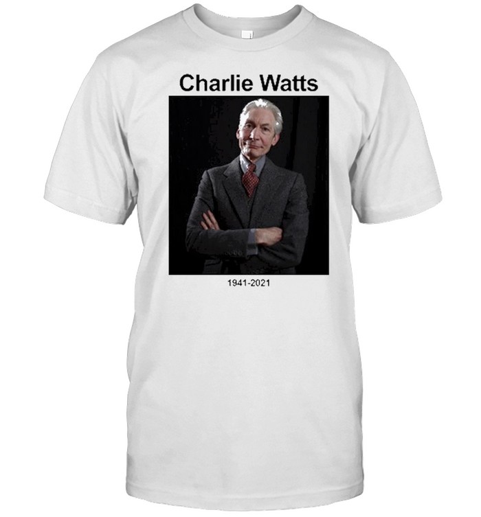 charlie watts rolling stones white shirt Classic Men's T-shirt