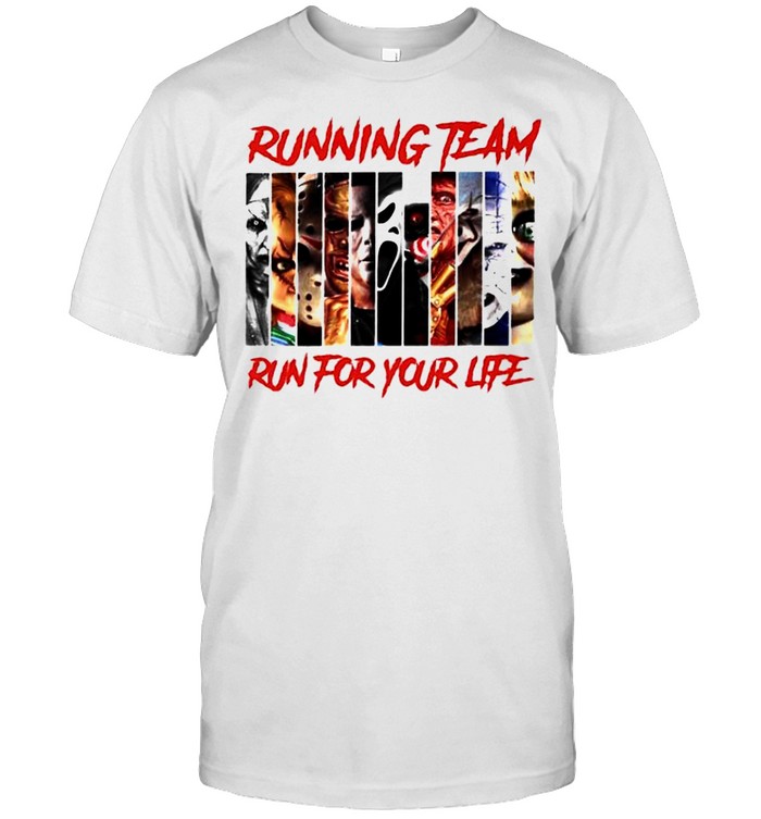 Horror Halloween running team run for your life shirt Classic Men's T-shirt