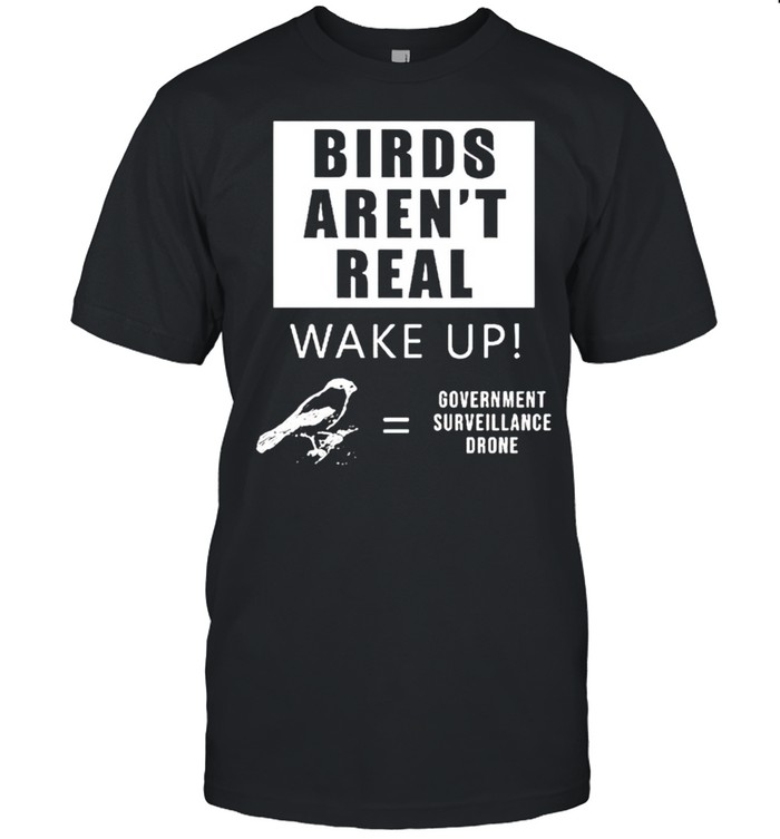 Birds aren’t real wake up government surveillance drone shirt
