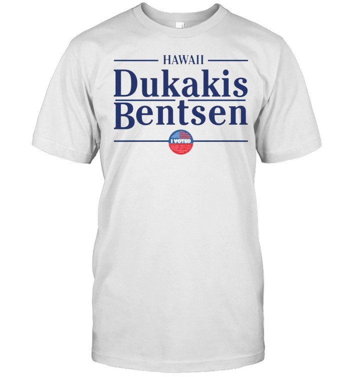 Hawaii Dukakis Bentsen I Vote  Classic Men's T-shirt