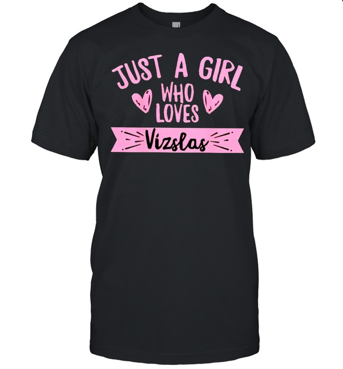 Just a girl who loves Vizsla shirt Classic Men's T-shirt