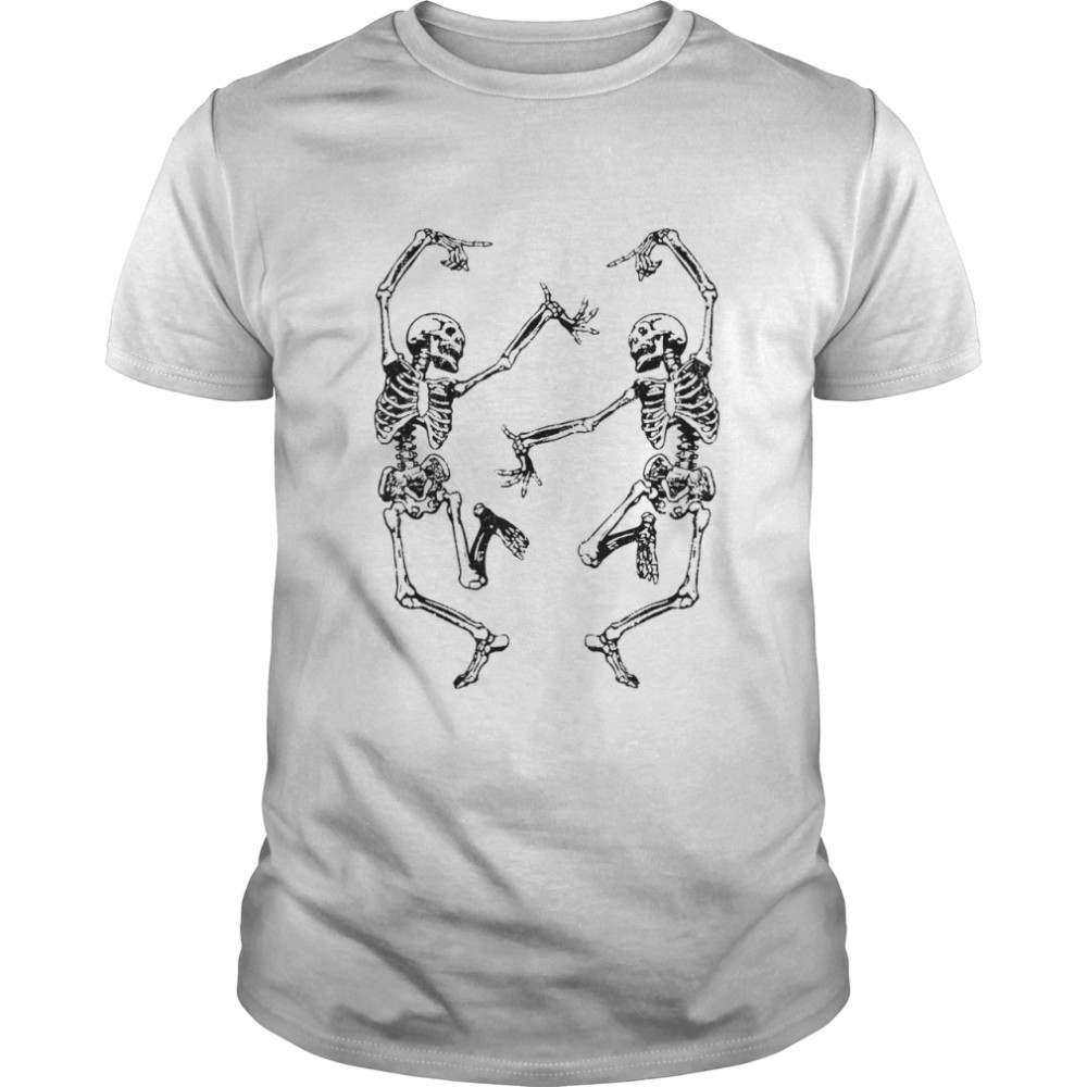 Dance Of Death Macabre Skeleton Skull Halloween shirt Classic Men's T-shirt