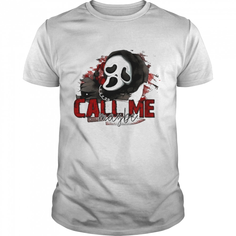 let's watch scary movies ghostface shirt